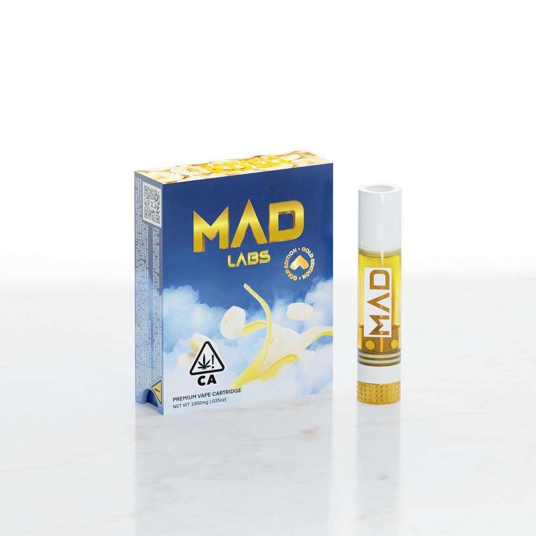 Mad Labs - Banana Kush - Cartridge Gold Edition 1G