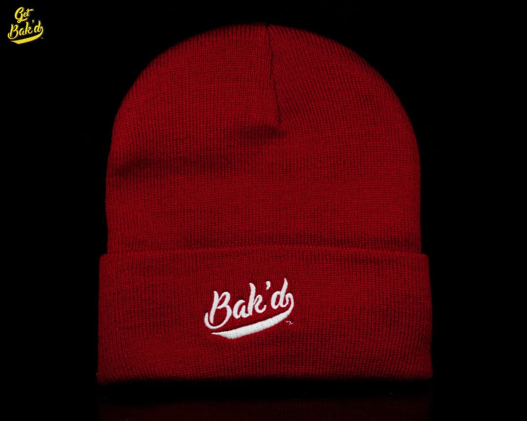 Bak'd Classic Beanie (Maroon)