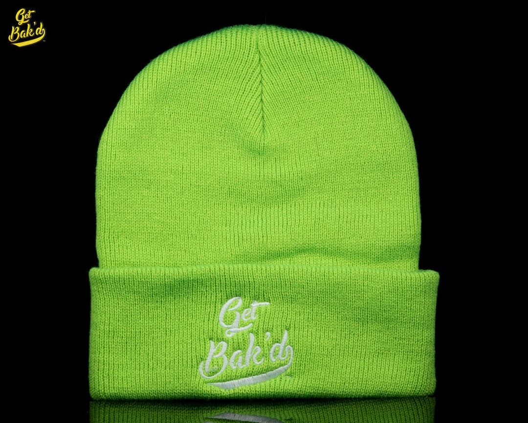Get Bak'd Classic Beanie (Lime Green)