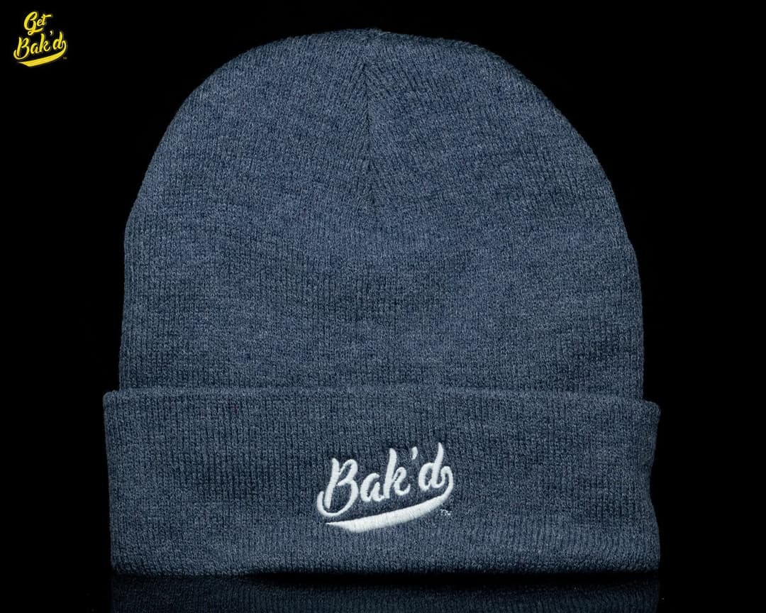 Bak'd Classic Beanie (Heather Blue)