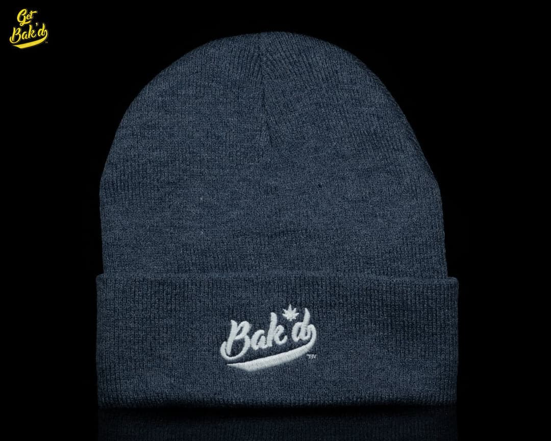 Bak'd Spirit Beanie (Heather Blue)