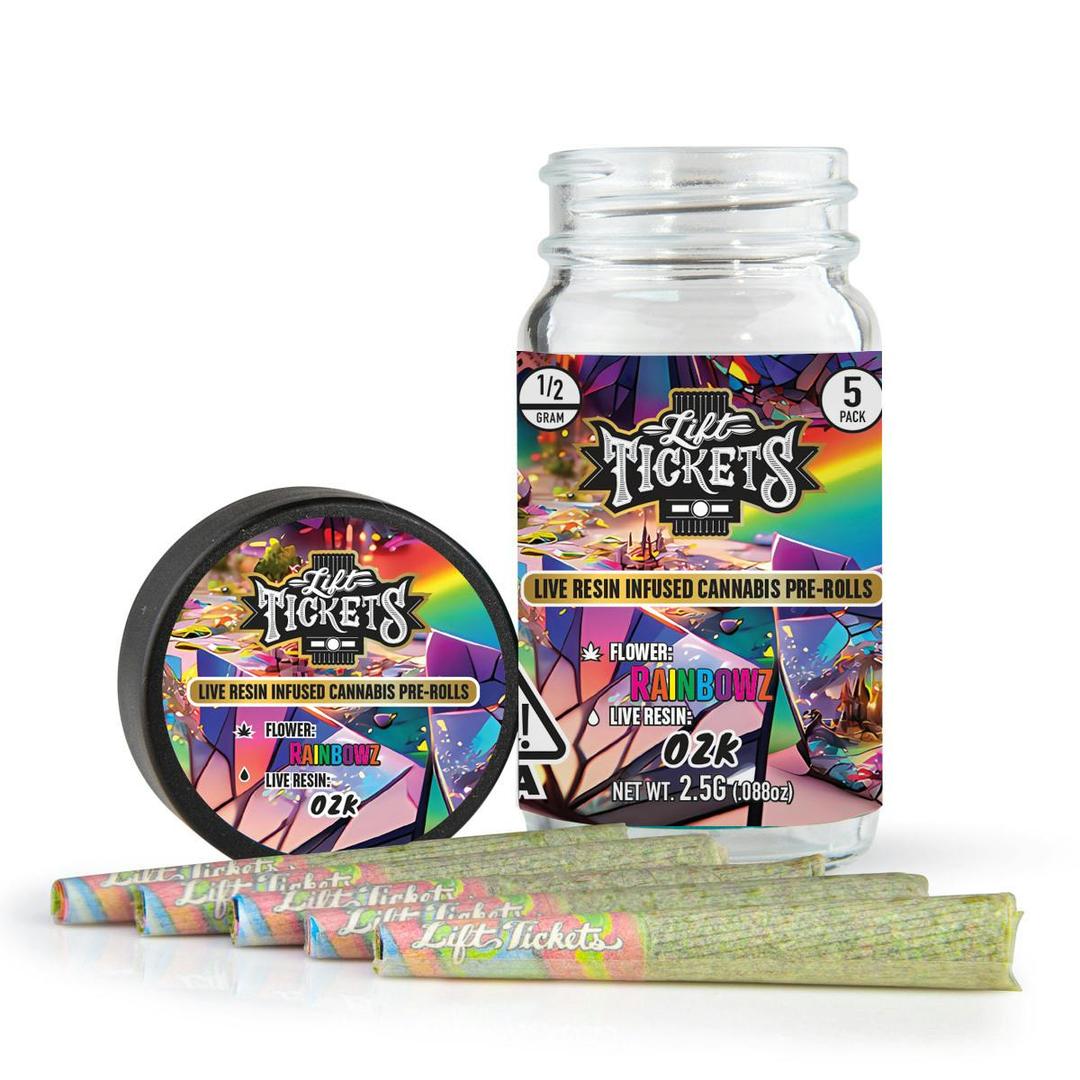 Rainbowz x OZK - Infused Pre-Roll 5-Pack