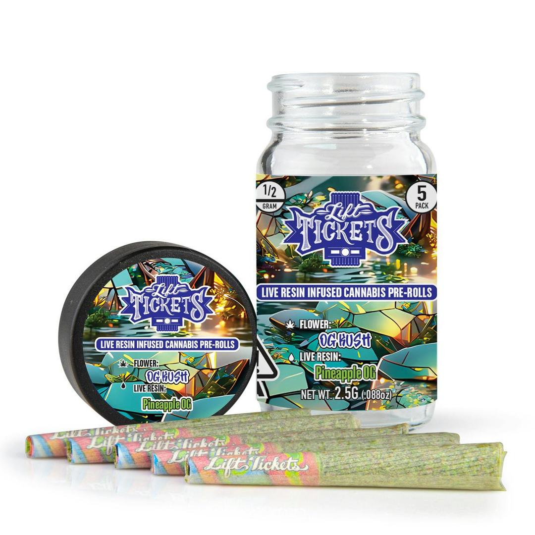 OG Kush x Pineapple OG - Infused Pre-Roll 5-Pack