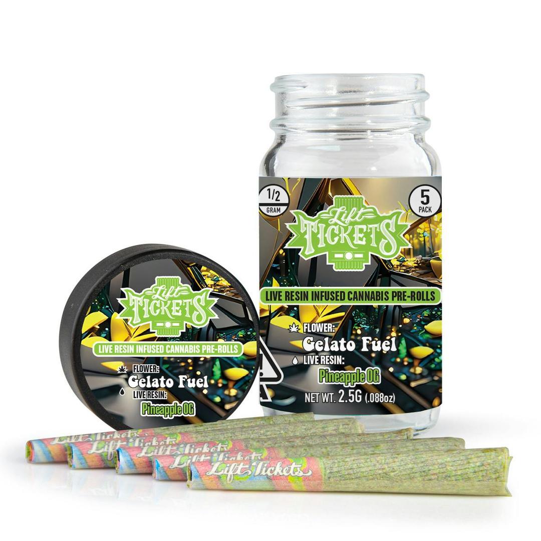 Gelato Fuel x Pineapple OG - Infused Pre-Roll 5-Pack