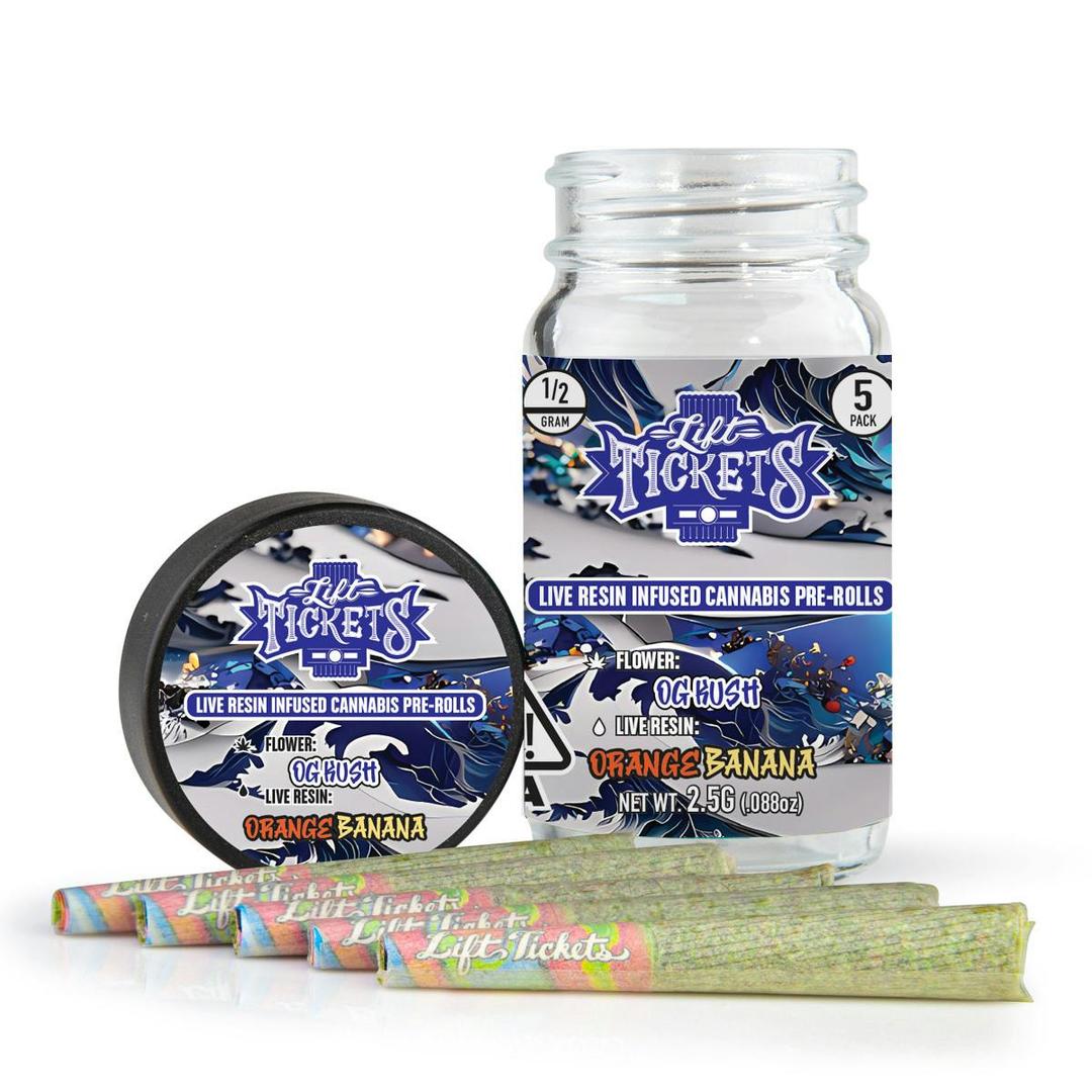 OG Kush x Orange Banana - Infused Pre-Roll 5-Pack