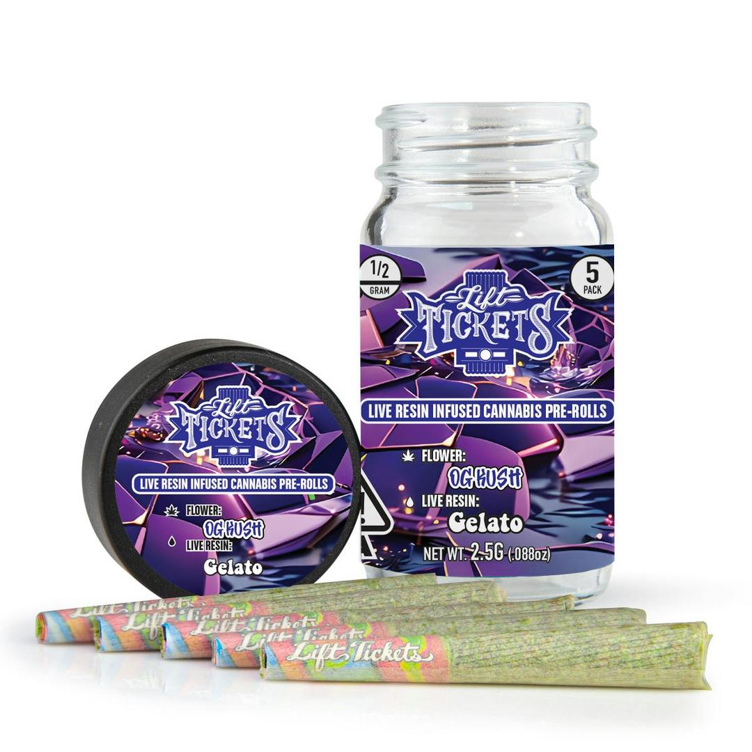 OG Kush x Gelato - Infused Pre-Roll 5-Pack