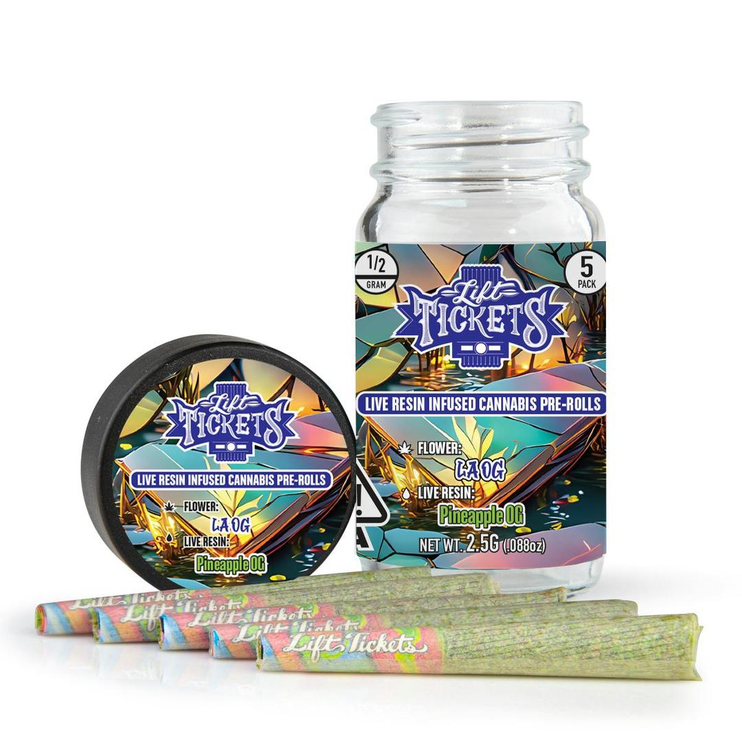 LA OG x Pineapple OG - Infused Pre-Roll 5-Pack