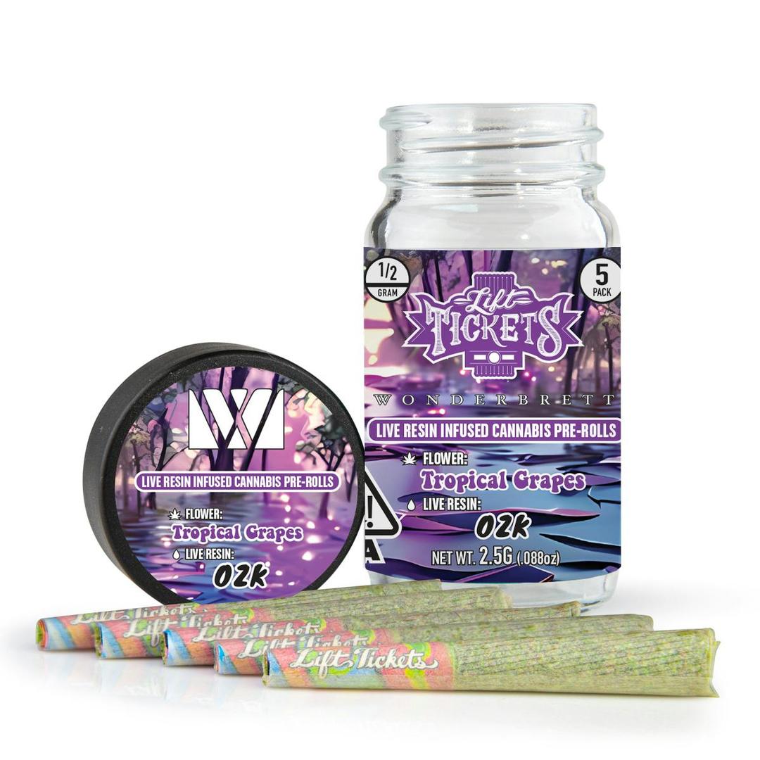 Tropical Grapes x OZK - Infused Pre-Roll 5-Pack