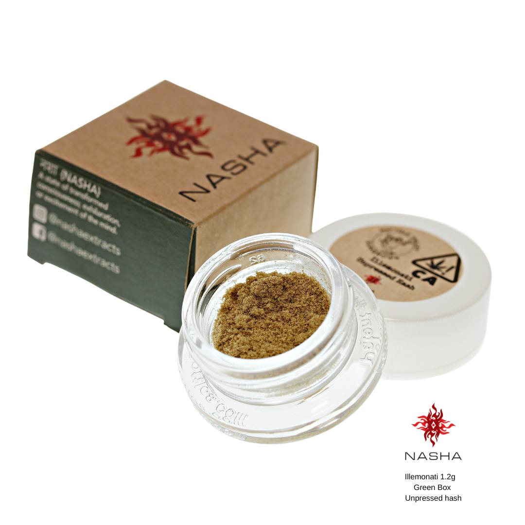 Illemonati 1.2 g Green Unpressed Hash (Mattole Valley)