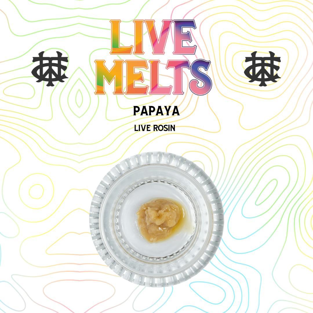Papaya | Live Rosin | 1g