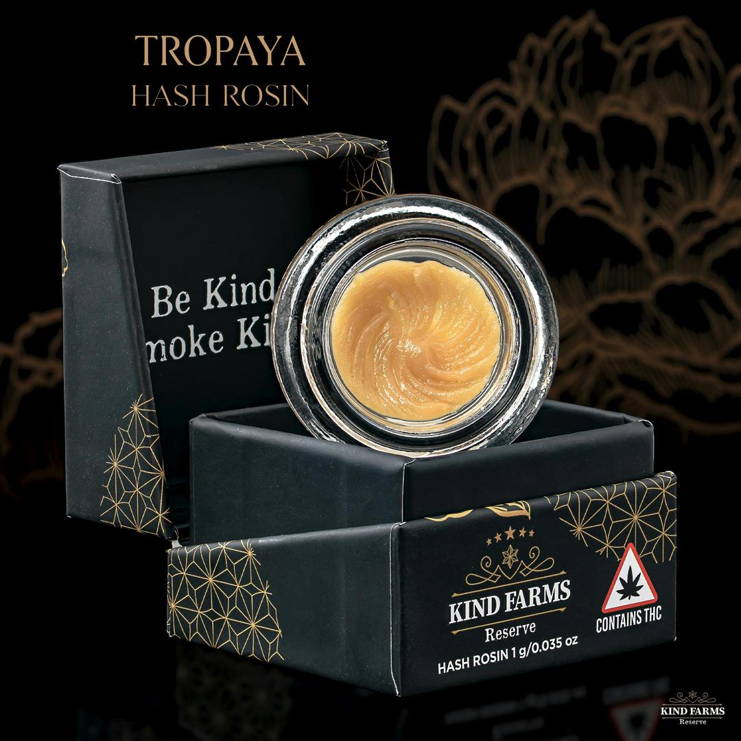 Tropaya 1g Live Hash Rosin - Kind Farms Reserve