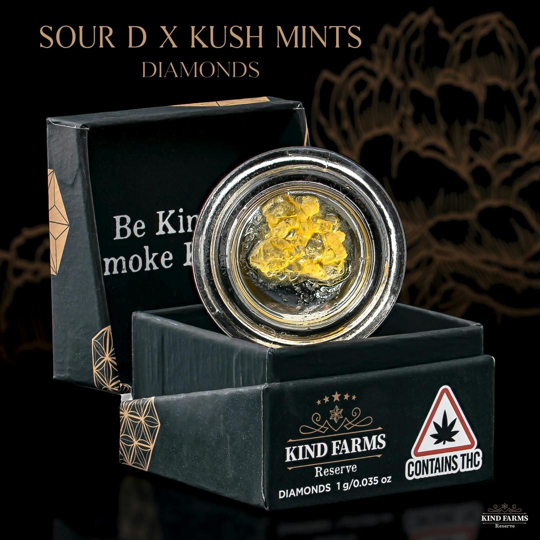 Sour Diesel x Kush Mints Live Diamonds and Sauce - Kind Farms Reserve