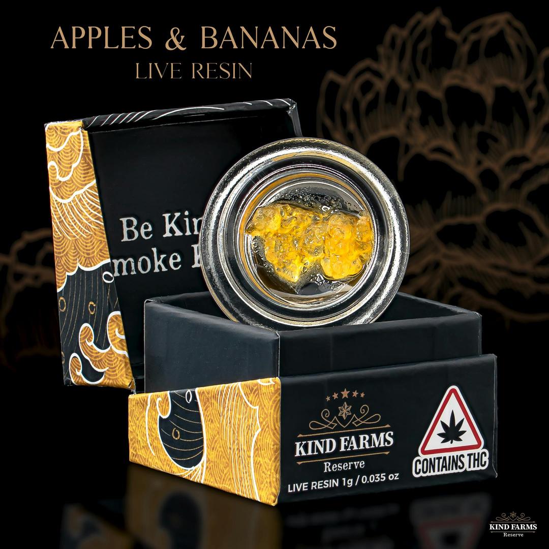 Apples & Bananas Live Resin - Kind Farms Reserve