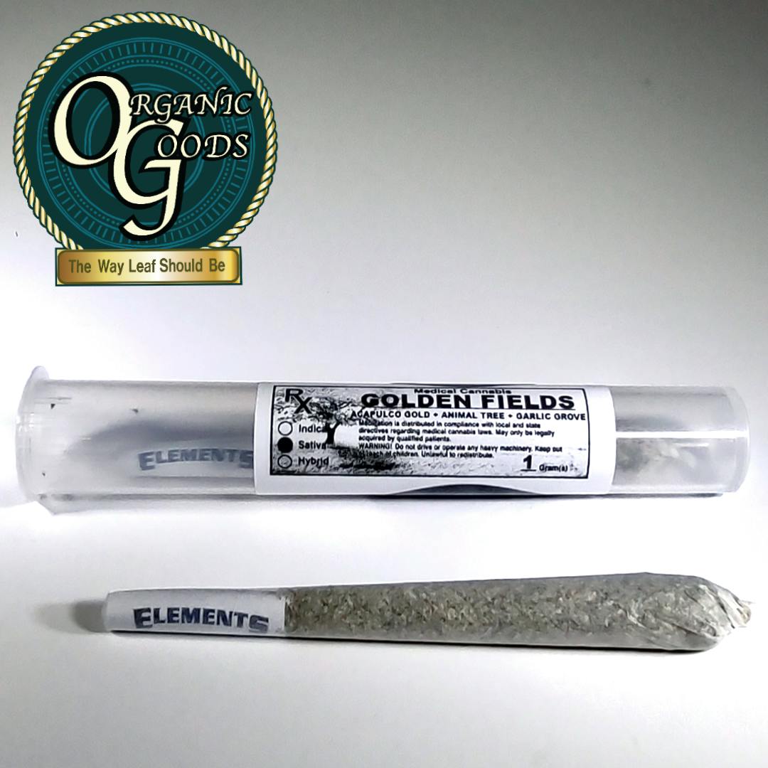 Organic Goods Pre-Roll Golden Fields 1 G