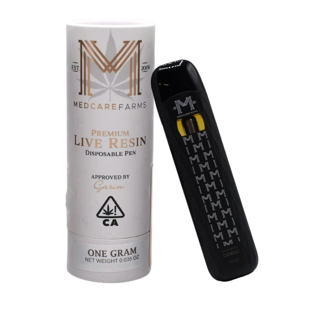 MEDCARE FARMS | COOKIES & CREAM CURED RESIN DISPOSABLE | HYRBID 1G