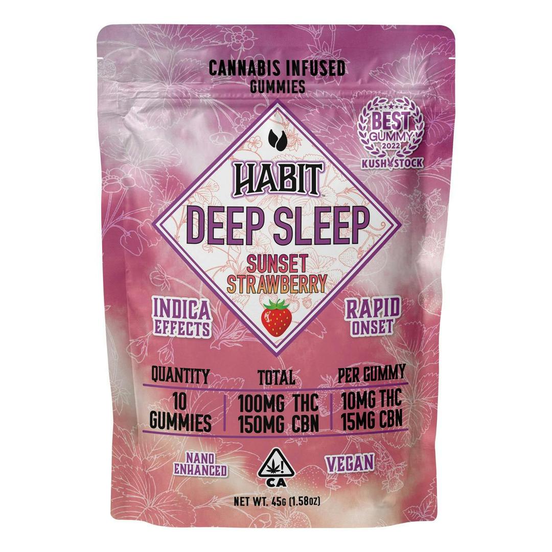 100mg THC + 150mg CBN Deep Sleep Gummies • 10 PIECES PER BAG