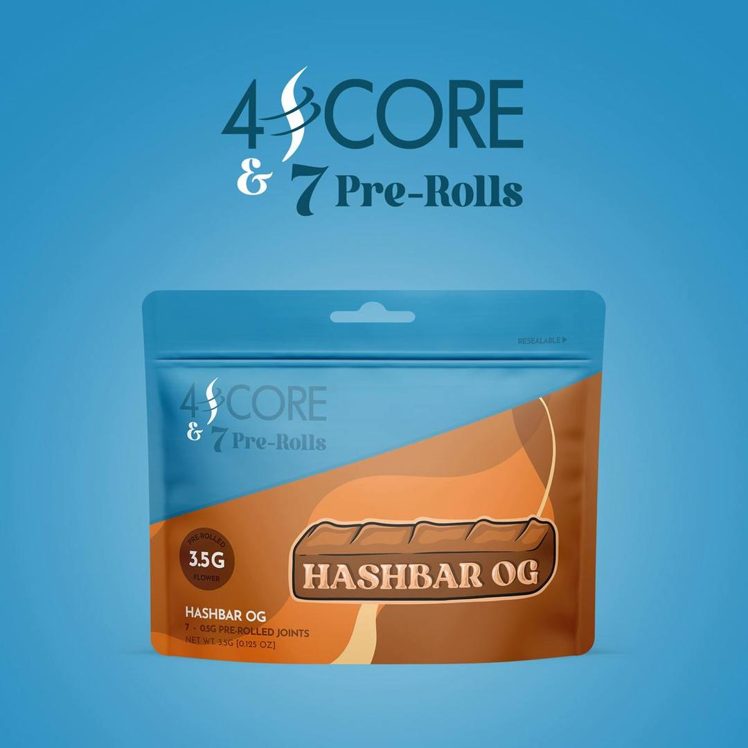 4SCORE & 7 Pre-Rolls - Hashbar OG