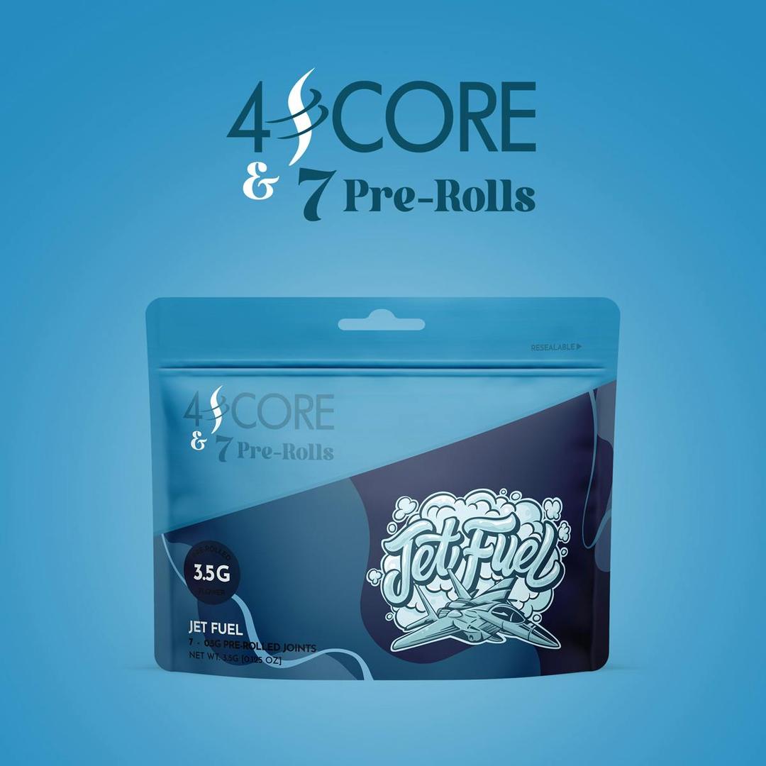 4SCORE & 7 Pre-Rolls - Jet Fuel