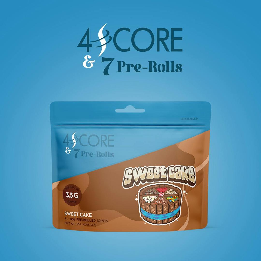 4SCORE & 7 Pre-Rolls - Sweet Cake