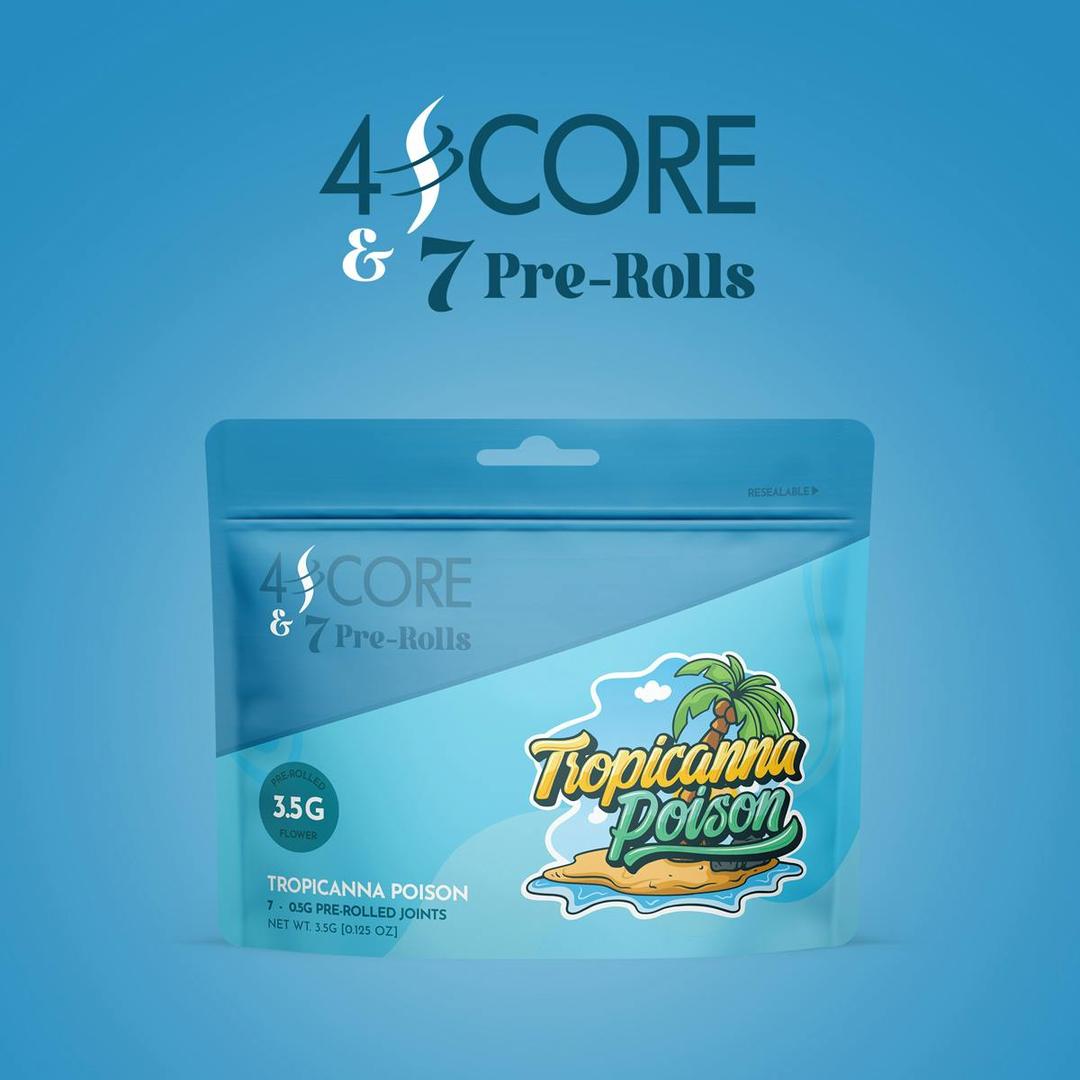 4SCORE & 7 Pre-Rolls - Tropicanna Poison