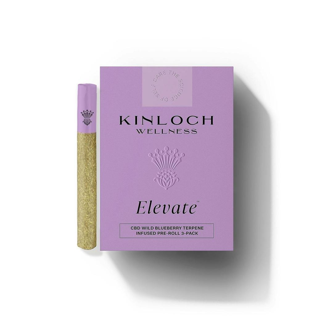 Elevate™ CBD Pre-Roll Wild Blueberry Terpene 3-Pack (80mg CBD each)