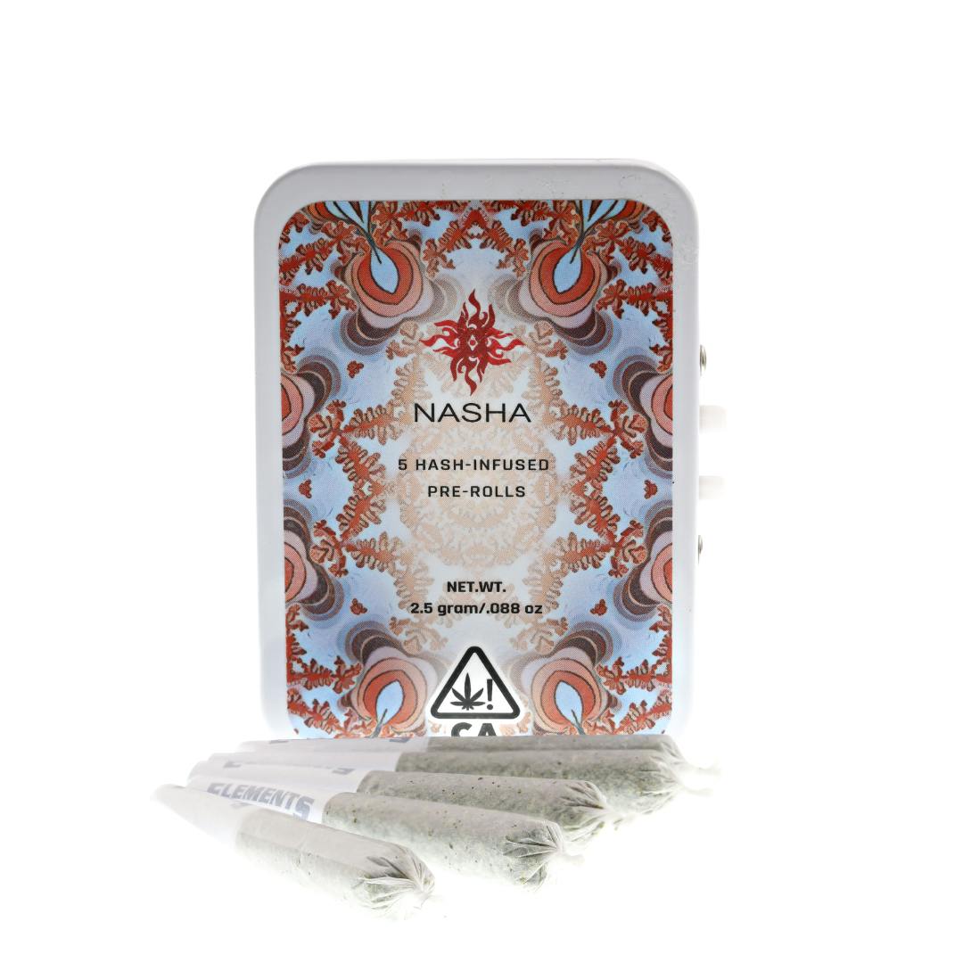 Hash Infused PreRolls - 5 pack - Papaya Punch x Papaya Bomb