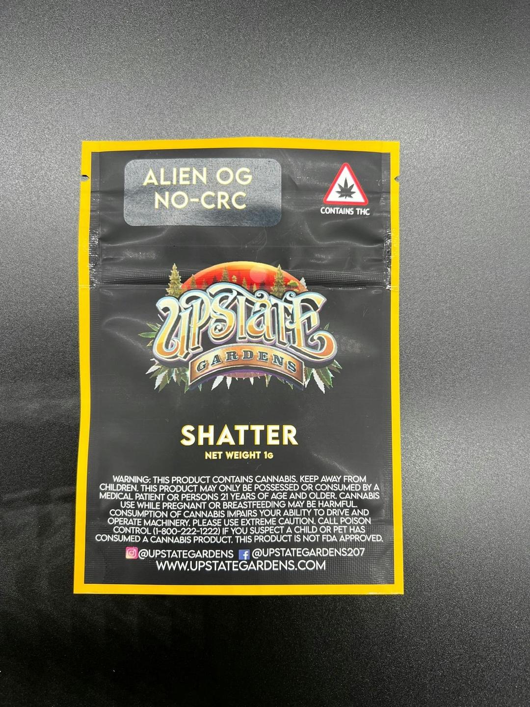 Shatter: 1g - Alien OG - NO-CRC