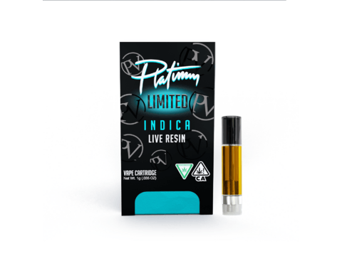 Platinum Vape LIVE RESIN Hippie Crasher (Indica) 510 Thread Cartridge 1g