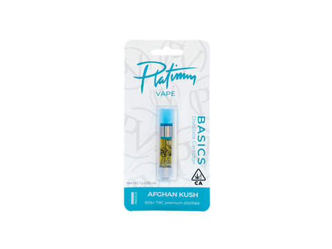 Platinum Vape Afghan Kush (Indica) 510 thread cartridge 1g