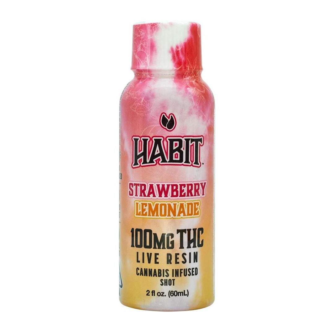 2oz Strawberry Lemonade Shot / Beverage - 100mg THC