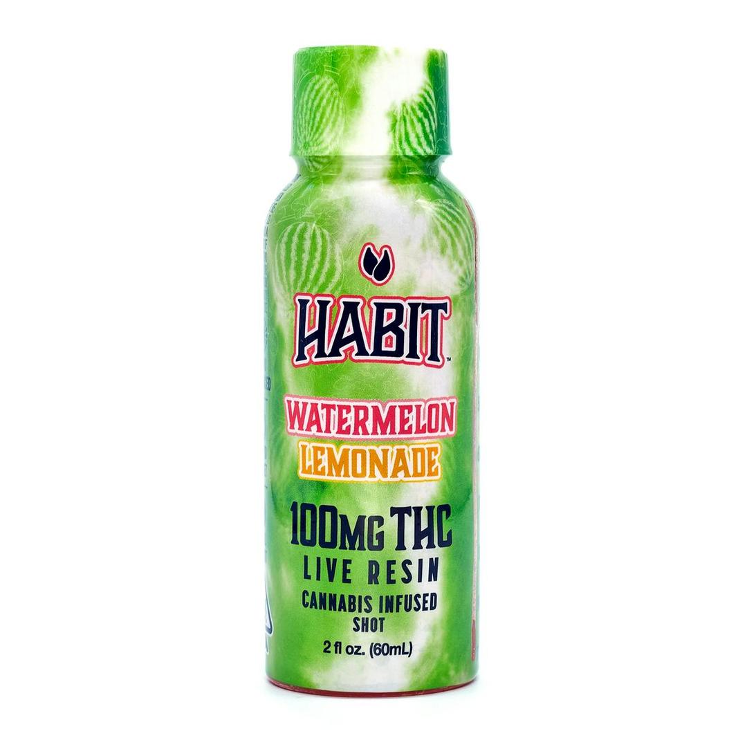 2oz Watermelon Lemonade Shot / Beverage - 100mg THC