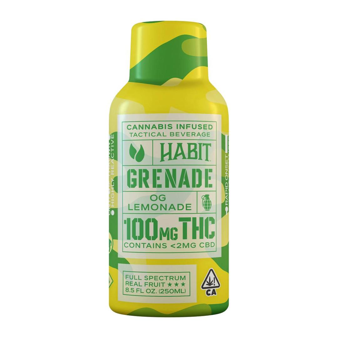 8.5oz OG Lemonade / Tactical Beverage - 100mg THC