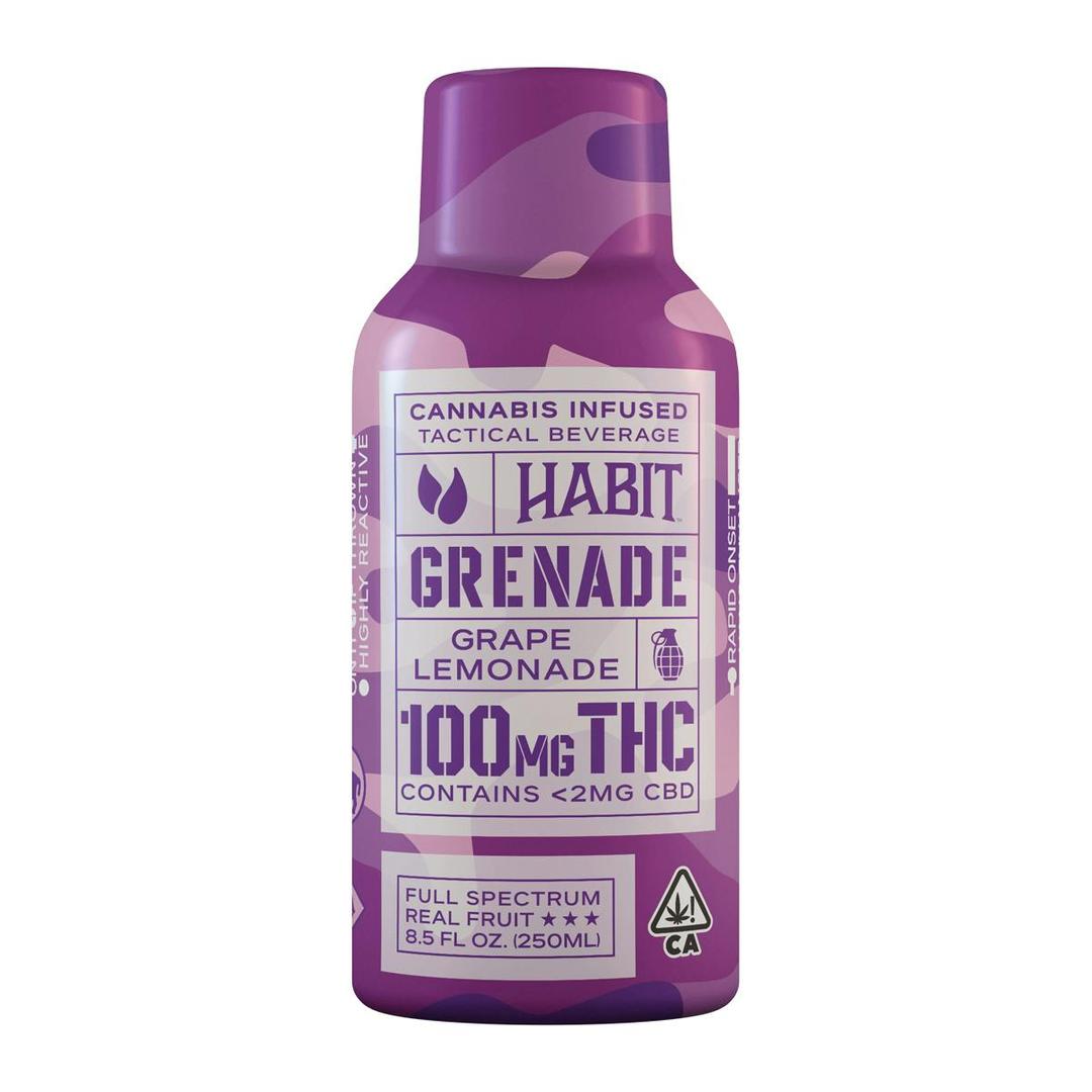 8.5oz Grape Lemonade / Tactical Beverage - 100mg THC