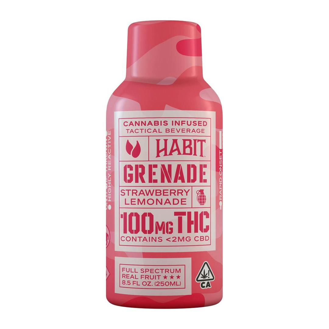 8.5oz Strawberry Lemonade / Tactical Beverage - 100mg THC