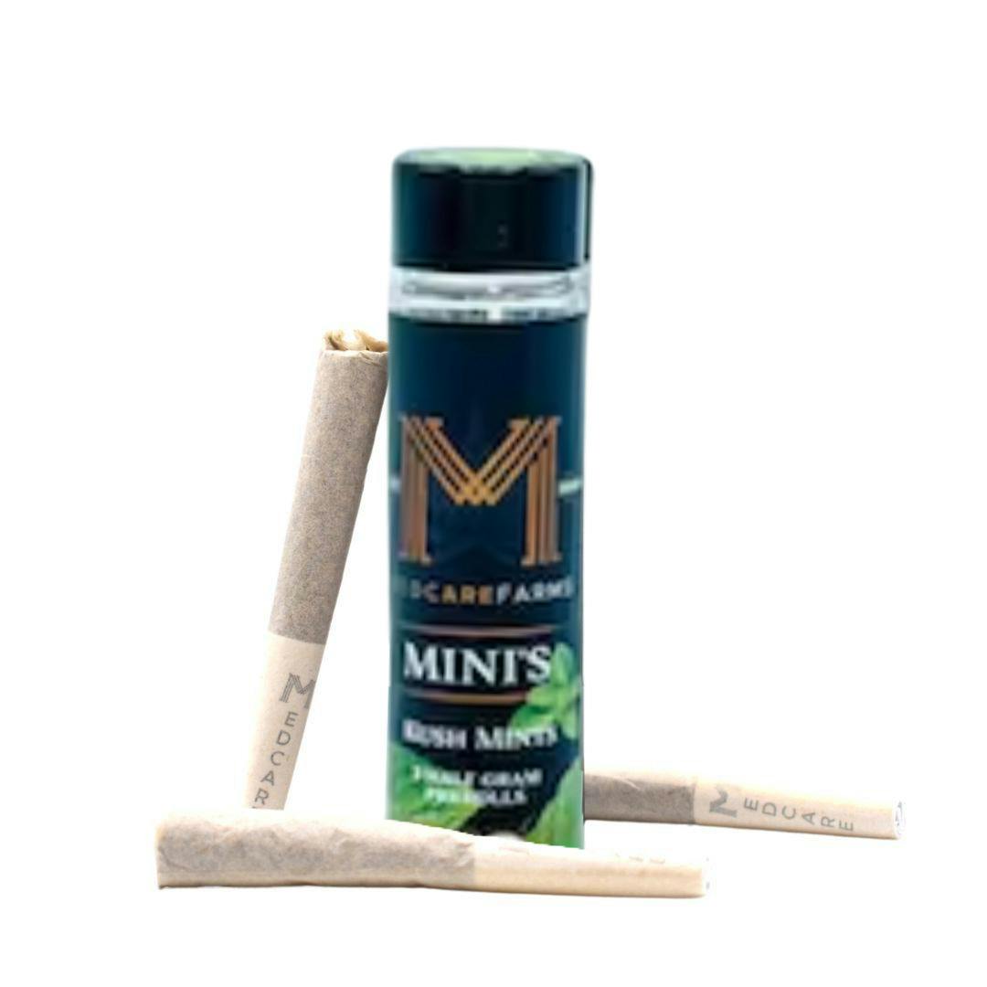 MEDCARE FARMS | KUSH MINTS MINI 3PK PREROLL | INDICA 1.5G