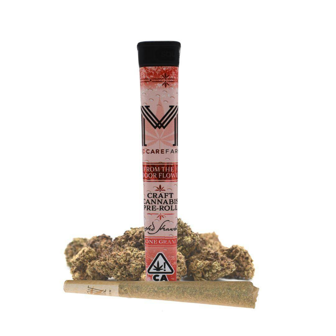MEDCARE FARMS | FROSTED STRAWBERRY PREROLL | INDICA 1G