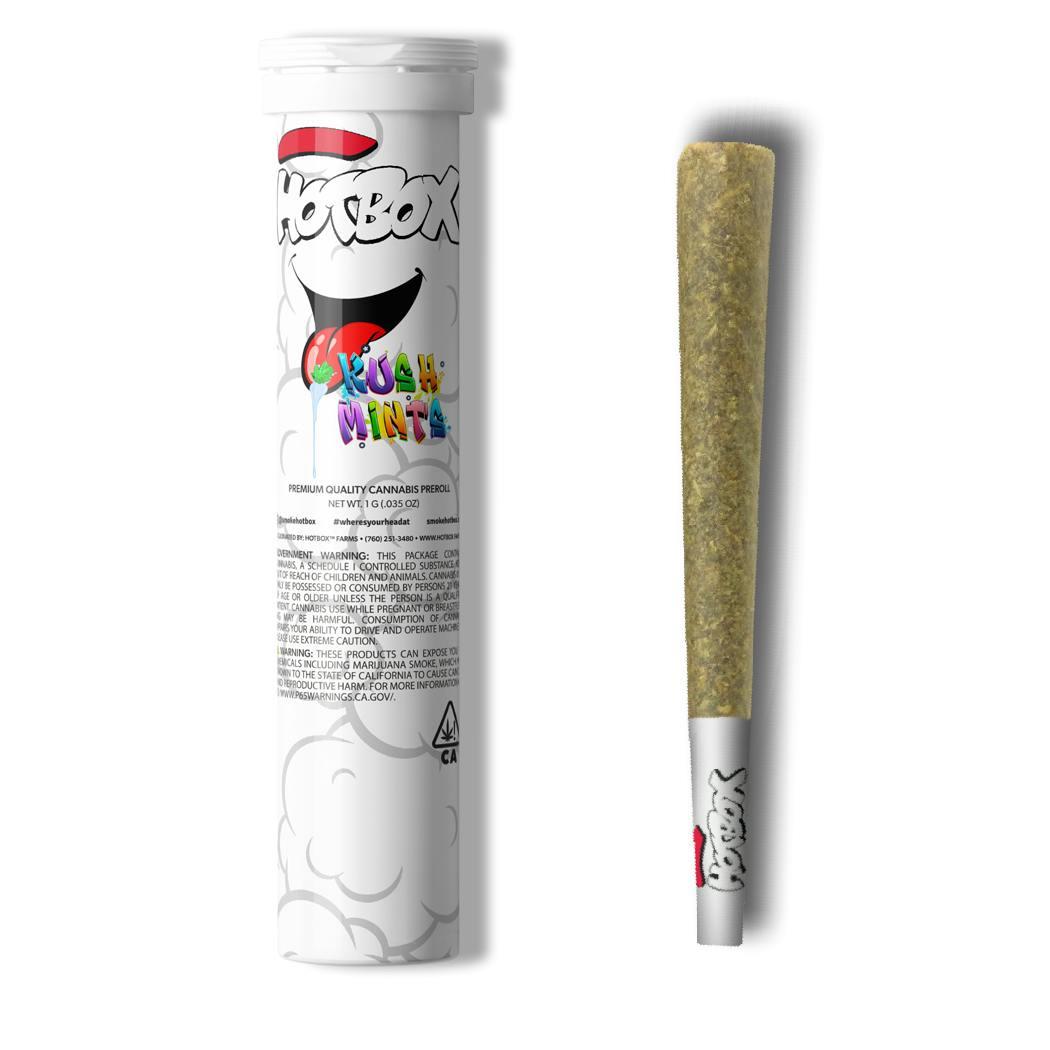 HOTBOX | Kush Mints Indica Preroll (1g)