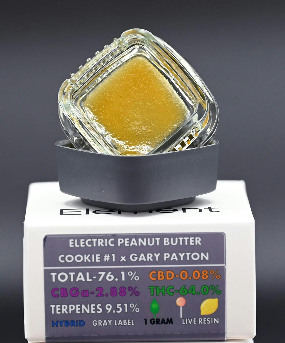 Element Live Resin 1G - Electric Peanut Butter Cookie #1 x Gary Payton