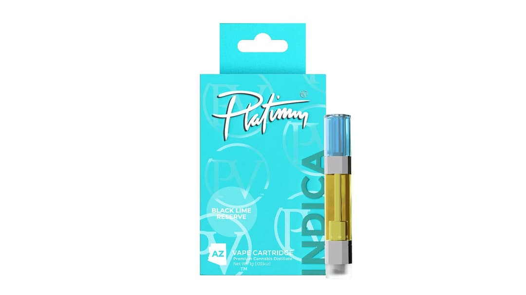 Platinum Vape Black Lime Reserve (Indica) 510 Thread Cartridge 1g