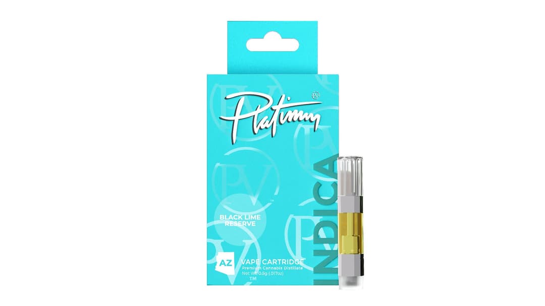 Platinum Vape Black Lime Reserve (Indica) 510 Thread Cartridge 0.5g
