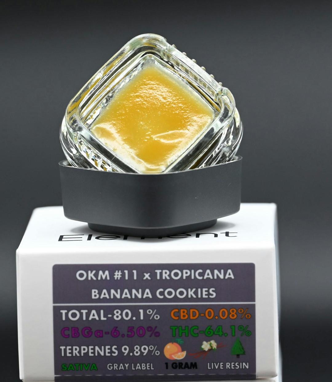 Element Live Resin 1G - Orange Kush Mints #11 x Tropicana Banana Cookies