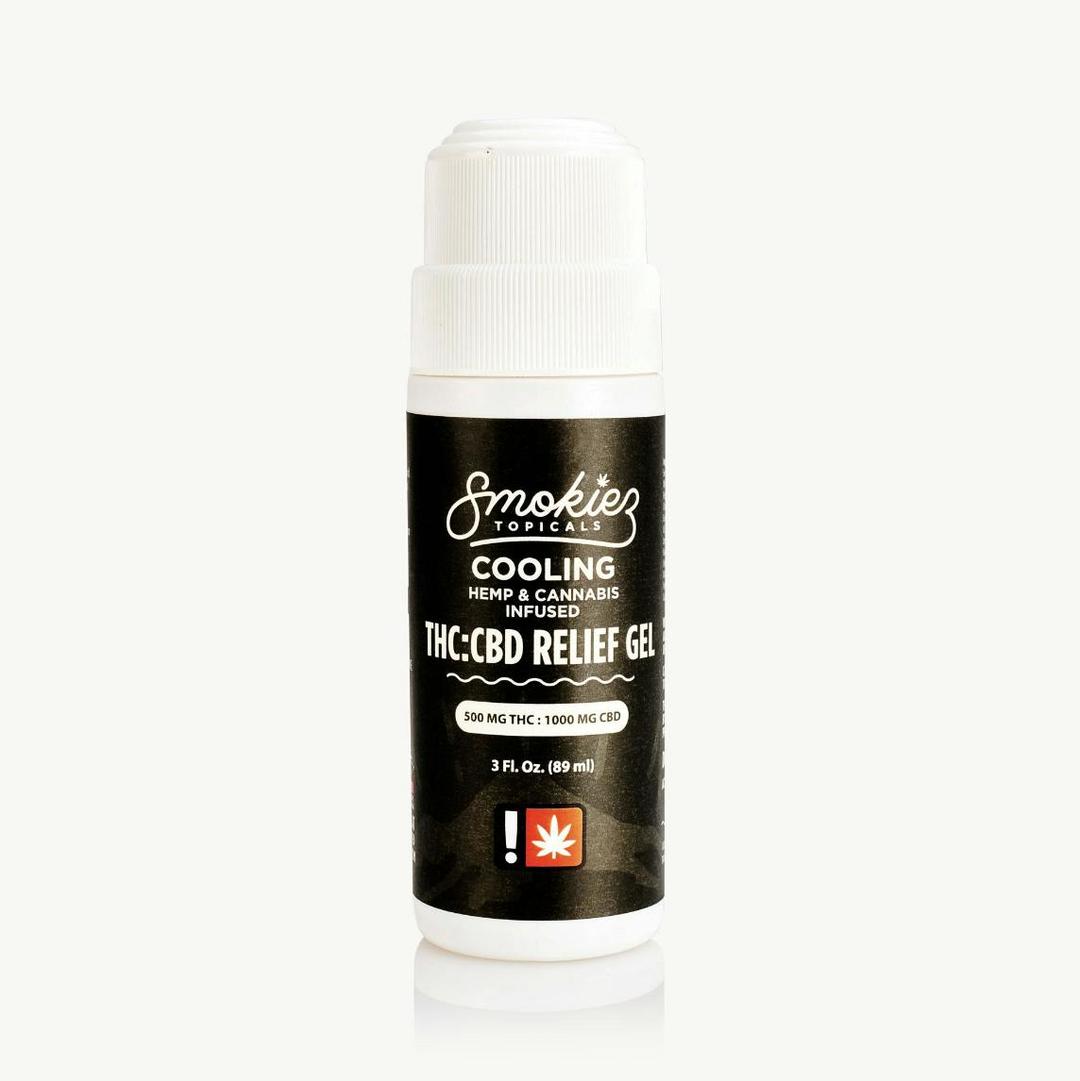 Cooling Relief Roll-On, 500 mg THC + 1000 mg Hemp CBD