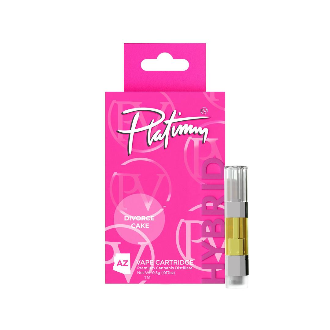 Platinum Vape Divorce Cake (Hybrid) 510 Thread Cartridge 0.5g