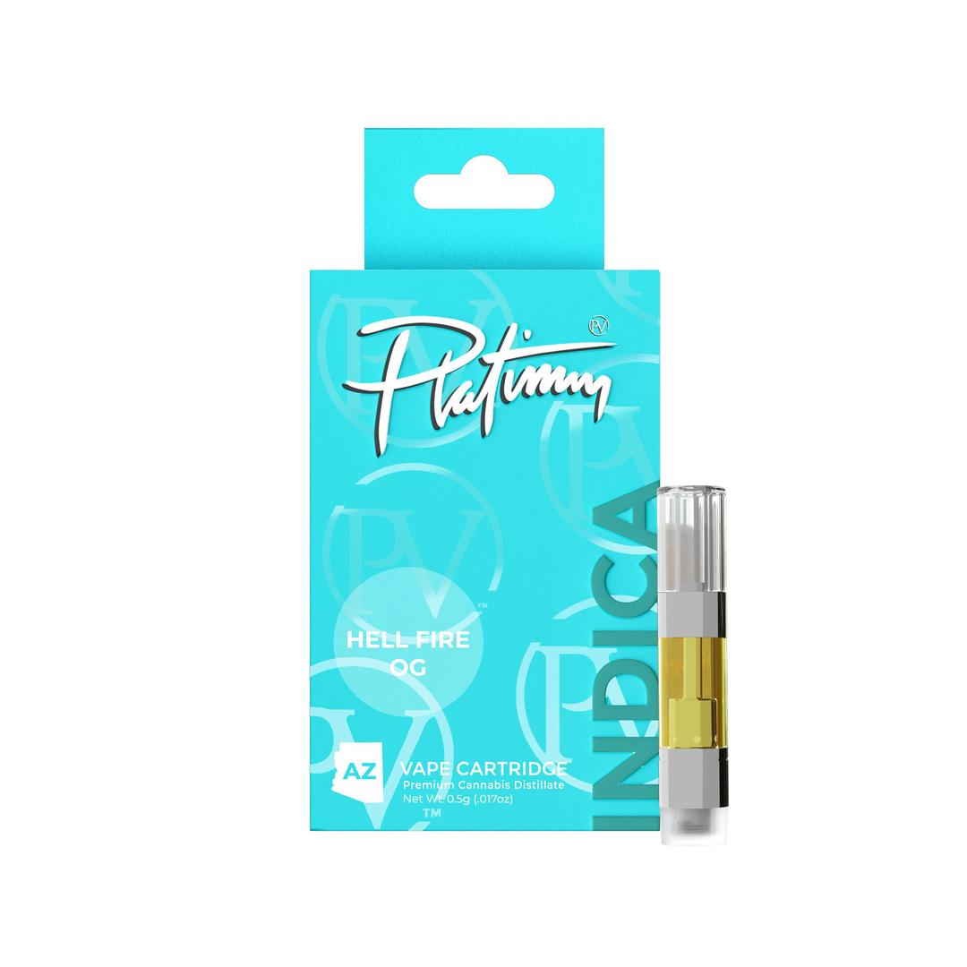 Platinum Vape Hellfire OG (Indica) 510 Thread Cartridge 0.5g