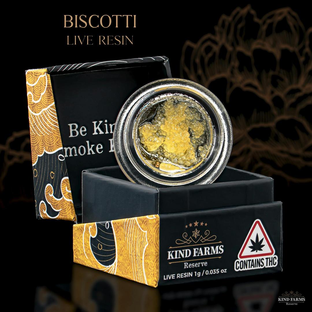 Biscotti Live Resin - Kind Farms Reserve