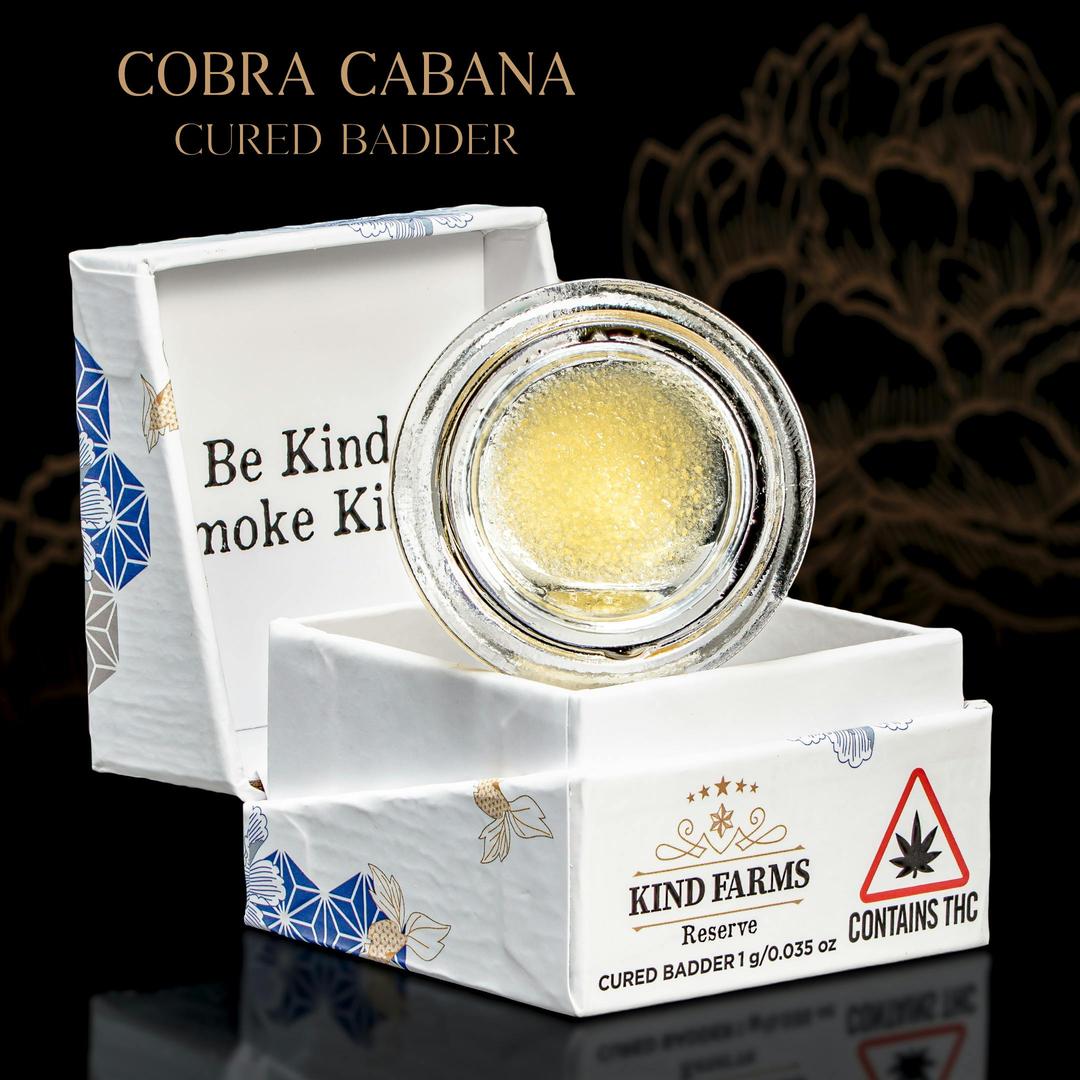 Cobra Cabana Cured Badder - Kind Farms Reserve