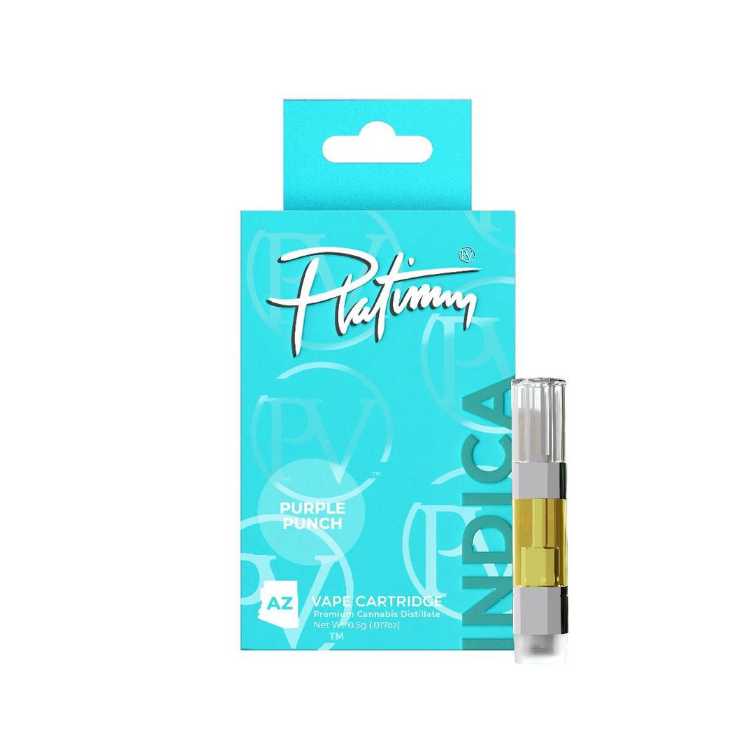Platinum Vape Purple Punch (Indica) 510 Thread Cartridge 0.5g