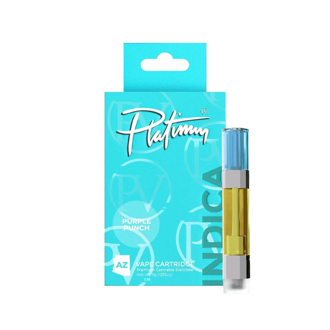 Platinum Vape Purple Punch (Indica) 510 Thread Cartridge 1g