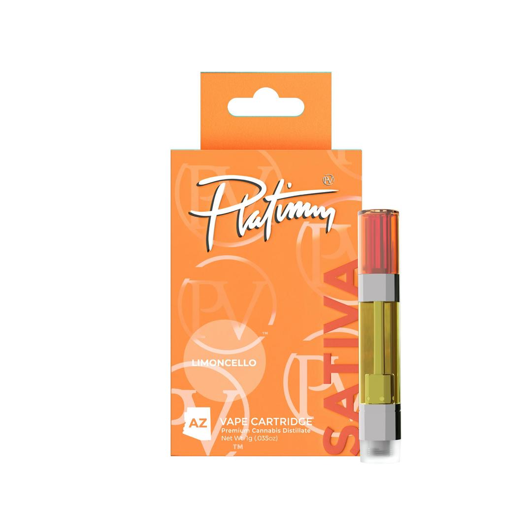 Platinum Vape Limoncello (Sativa) 510 Thread Cartridge 1g