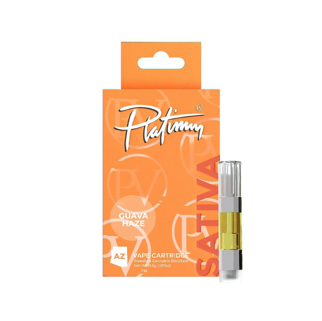 Platinum Vape Guava Haze (Sativa) 510 Thread Cartridge 0.5g